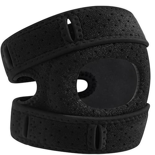 Image of Knee Brace for Women & Men - Adjustable Support with Side Stabilizers & Patella Gel Pad - Relief for Meniscus Tear, Arthritis, Injury Recovery - Runnings, Workout (Black)