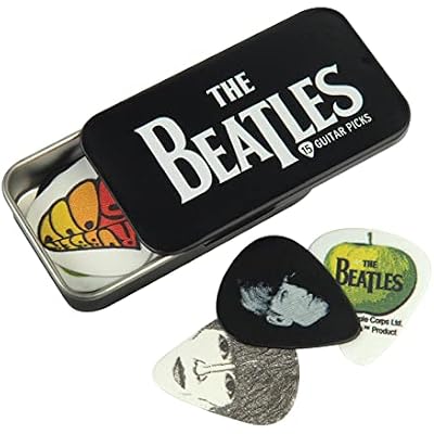 D'Addario Beatles Guitar Picks - The Beatles Collectable Guitar Picks - Logo - Collectible Tin/Picks