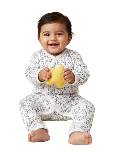 Image of The Mom Store Baby Romper Jabla Style For Boys And Girls | Cotton | Soft Infant Bodysuit | Trendy Stylish Sleepwear For Newborn Baby | Printed | Unisex Comfortable Everyday Baby Wear