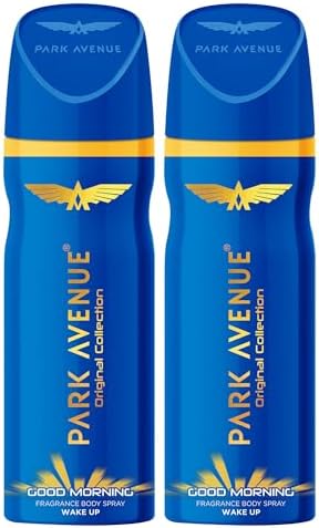 Park Avenue Men Good Morning Combo Perfume Fresh Long Lasting Citrus Fragrance Spray Super Saver Pack, 150Ml (Pack Of 2)