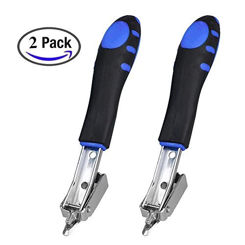 Sinohome Heavy Duty Upholstery Staple Remover - Professional Nail Puller Office Hand Tools Blue (2 Pack)