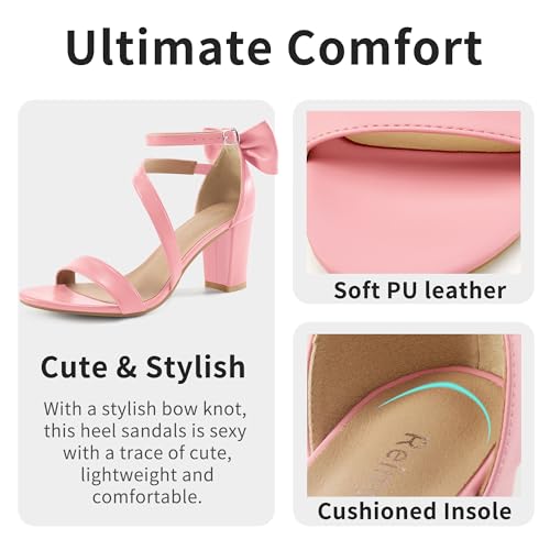 Image of Reimferce Womens Comfortable Heels for Wedding: No Blisters & Sore Feet by 40% Better Shock Absorption During Wedding - 8-Hour Keeping Pain-Free for Brides & Bridesmaids