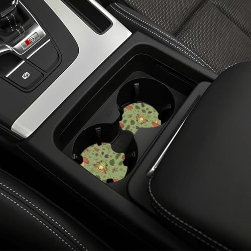 Portavasos para auto goma neopreno 2 piezas 2.7 pulg miniatura 6
