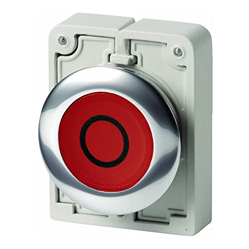 Bouton lumineux Eaton rouge à mémoire mécanique pour panneau de contrôle