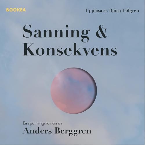 Diseño de la portada del título Sanning och konsekvens