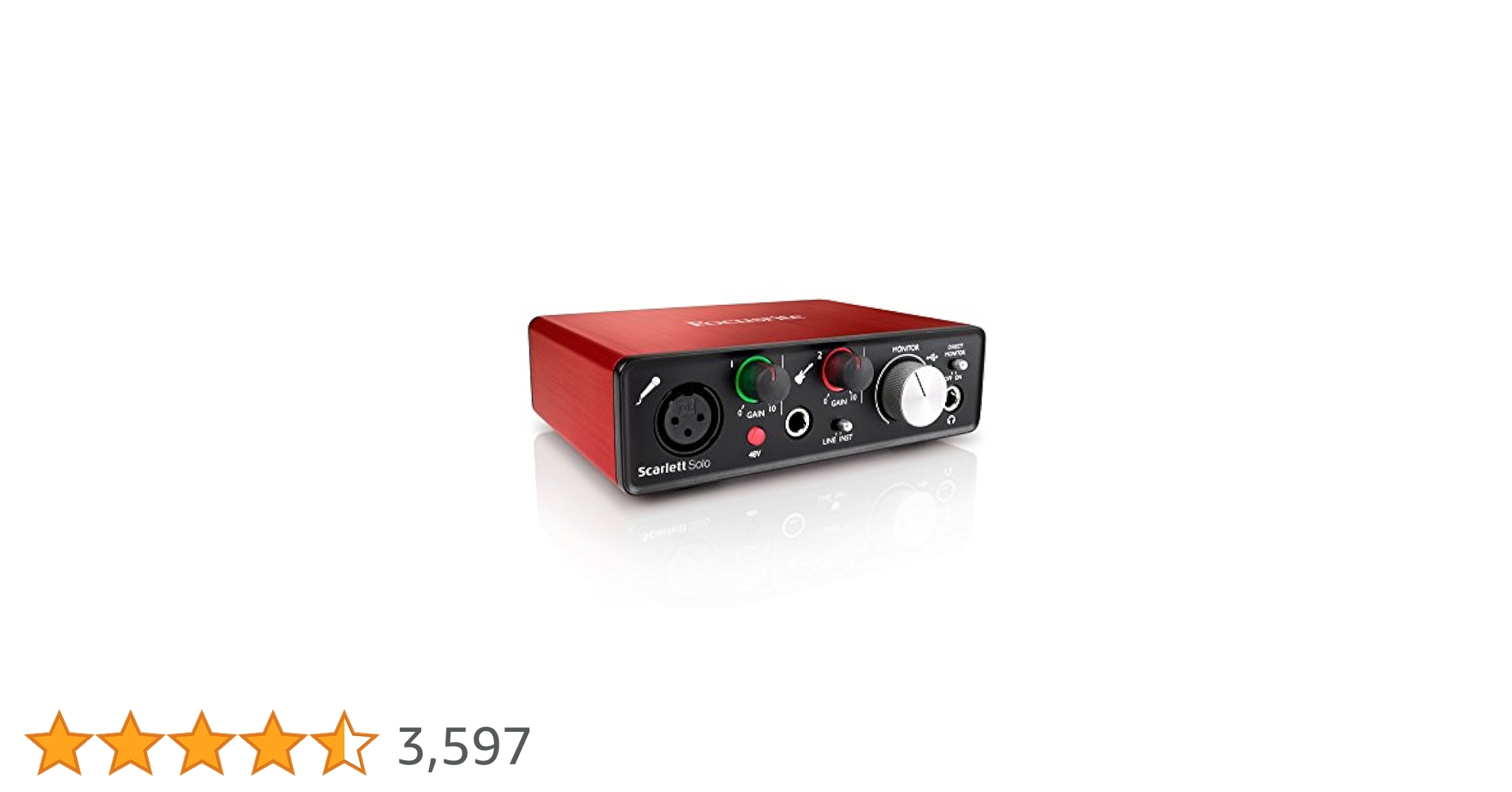 DTM・DAW Focusrite Scarlett Solo G2 DTM・DAW Focusrite Scarlett Solo G2 Focusrite Scarlett Solo
