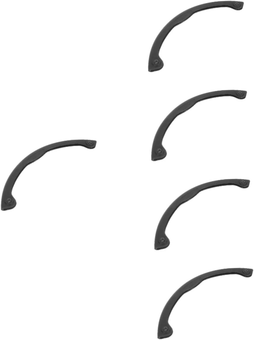 VANZACK 5pcs Skateboard Deck Bumper Strip Durable Edge Protector Impact Scratch Resistant Fits Any Skateboard Protective Anti-Collision Accessory