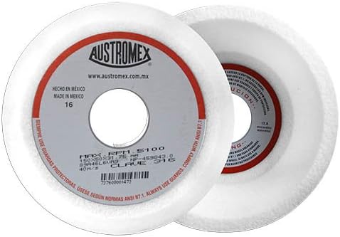 Austromex 316 Rueda Vitrificada para Esmerilado de Acero, color Blanco :  Amazon.com.mx: Herramientas y Mejoras del Hogar