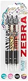 Black ink ZEBRA ZGRIP BALLPOINT PEN ASSORTED02257