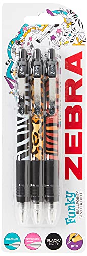 Black ink ZEBRA ZGRIP BALLPOINT PEN ASSORTED02257