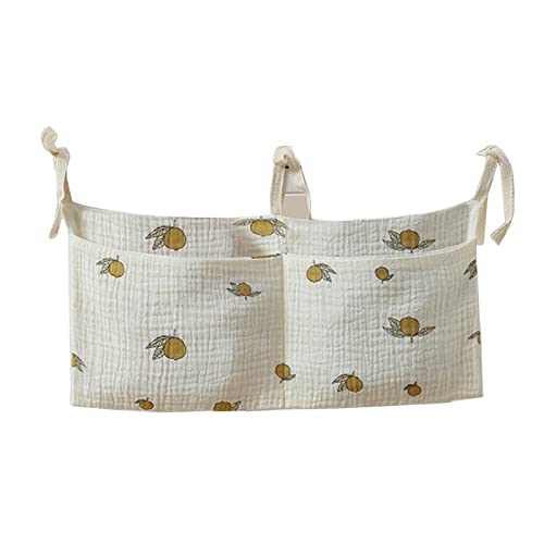 Qsvbeeqj Tragbare Tasche für Nachttisch Krippe Windel Aufbewahrungstasche Babybett Bettwäsche hängen neugeborenes Krankenhaus Bettzubehör Nachttisch