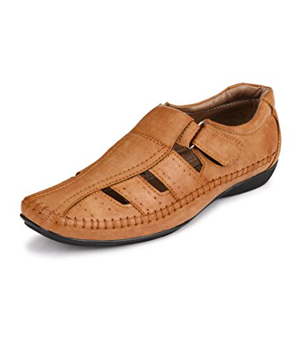 Peponi Men's Faux Leather Casual Sandals