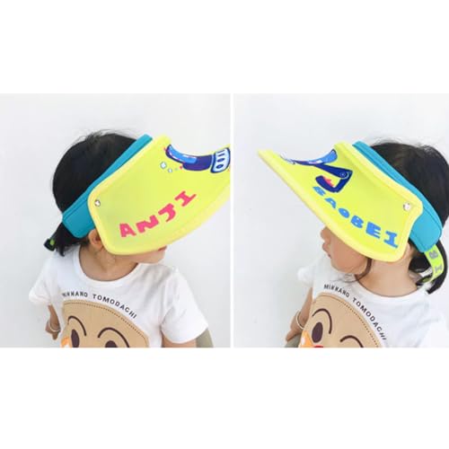 SIQITECHNO Kid Dinosaur Sun Visor Hat UV Protection Empty Top Sun Hat Lightweight & Cool Dinosaur Hats for Unisex 3-10 Years4