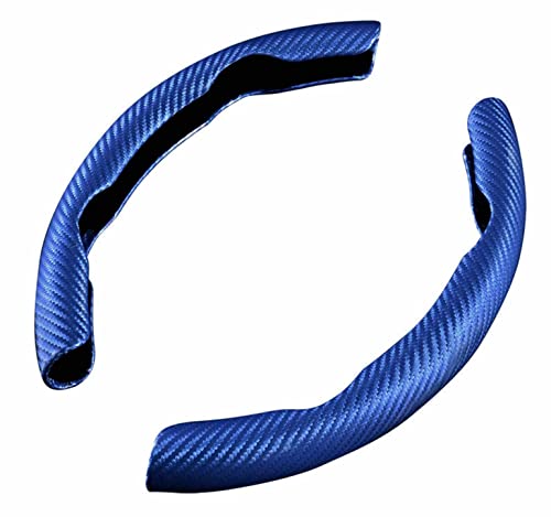 2 Pcs Car Steering Wheel Cover for Ford Edge/C-Max/Escort/Ecosport/Fiesta MK6 MK7, Anti-skid Segmented Car Steering Wheel Protector, Durable Steering Wheel Protective Covers Accessories