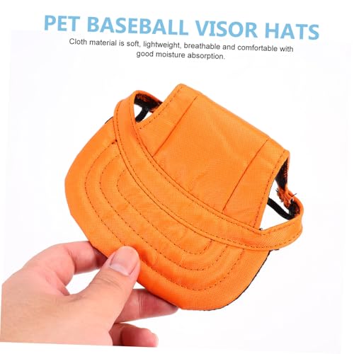 Chapeau de baseball respirant pour chiots avec lanière ajustable - 4