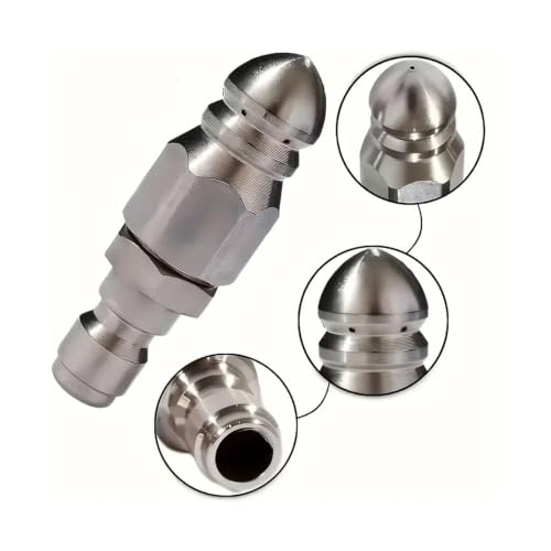 Boquilla de alcantarillado para desatascar tuberías de cocina y jardín con hidrolimpiadora 6