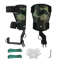 timiland Steigeisen Baumklettern,Baumklettern Ausrüstung,Baumklettern Schuhe,Steigeisen Baumsteigeisen,Rutschfestes Baumsteigeisen Forst Set für Waldcamping, Obsternte Tarnung