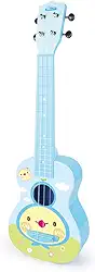 Ukulele Infantil Azul 3-10 Anos Instrumento Musical para Iniciantes, Brinquedo Perfeito para Crianças Meninos e Meninas Presente Educativo