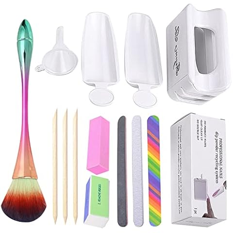 GZSYY Dipping Powder Tools System 13PCS Nagel Behälter Nagel Dip Eintauchen Pulver Nagel pulver recycling tablett für Dipping Powder Nails Cover