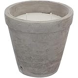 Diámetro: 14 cm Alto: 15 cm Material: Cera Estilo: Moderno Ambiente: Relax Color: Gris