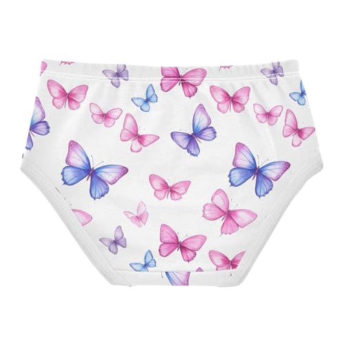 Girls Underwear Soft Cotton Butterflies Kids Panties in Sizes 2/3t, 4t, 5t, 6 and 82