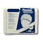 Touca Descartável TNT Branca – Tamanho Único | Pacote com 100 Unidades | Uso Profissional em Cozinha, Estética, Hospitalar, Limpeza, Salão de Beleza e Indústria