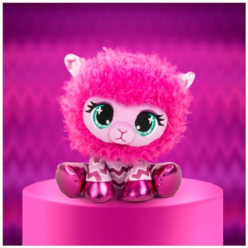 GUND Peluche P.LUSHES Pets - Shelly O?Llama 20 CM - Peluche Lama Magenta Inspir?e des Tendances Modes - Taille 20 cm - Peluche A Collectionner - Collection Podium - 6064063 - Jouet Enfant 3 Ans et +
