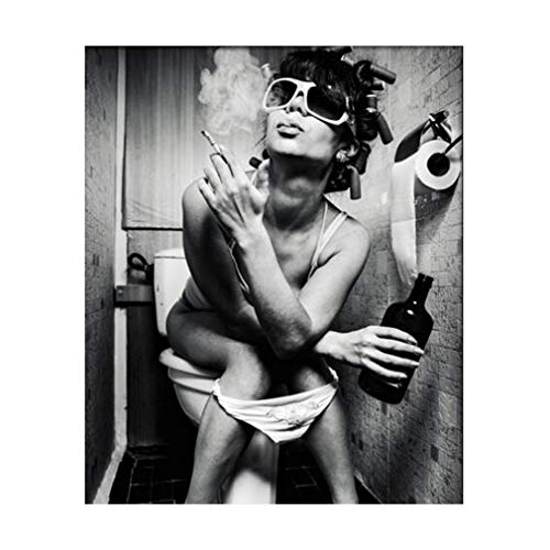 MINRAN DECOR Impression sur Toile Art Mural Belle Femme Noyau de Peinture Tableau Artwork Moderne...