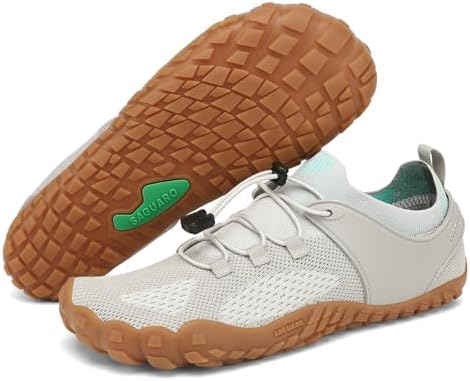 SAGUARO Knit Barfußschuhe rutschfest Barfuss Schuhe Damen Herren Mit Zero-Drop Solhe Gr.36-48