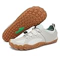 SAGUARO Barefoot Shoes Uomo Donna Scarpe Barefoot Minimaliste Traspiranti Scarpe a Piedi Nudi Leggere Scarpette Dita per Trail Running Trekking Palestra Grigio Chiaro,Gr.39