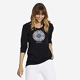 Life is Good W Hooded Smooth Primal Daisy Jetblk