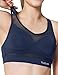 Produktbild Yvette Sport BH Starker Halt Mesh Ringerrücken Große Brüste Ohne Bügel Gepolstert für Fitness Lauf Yoga