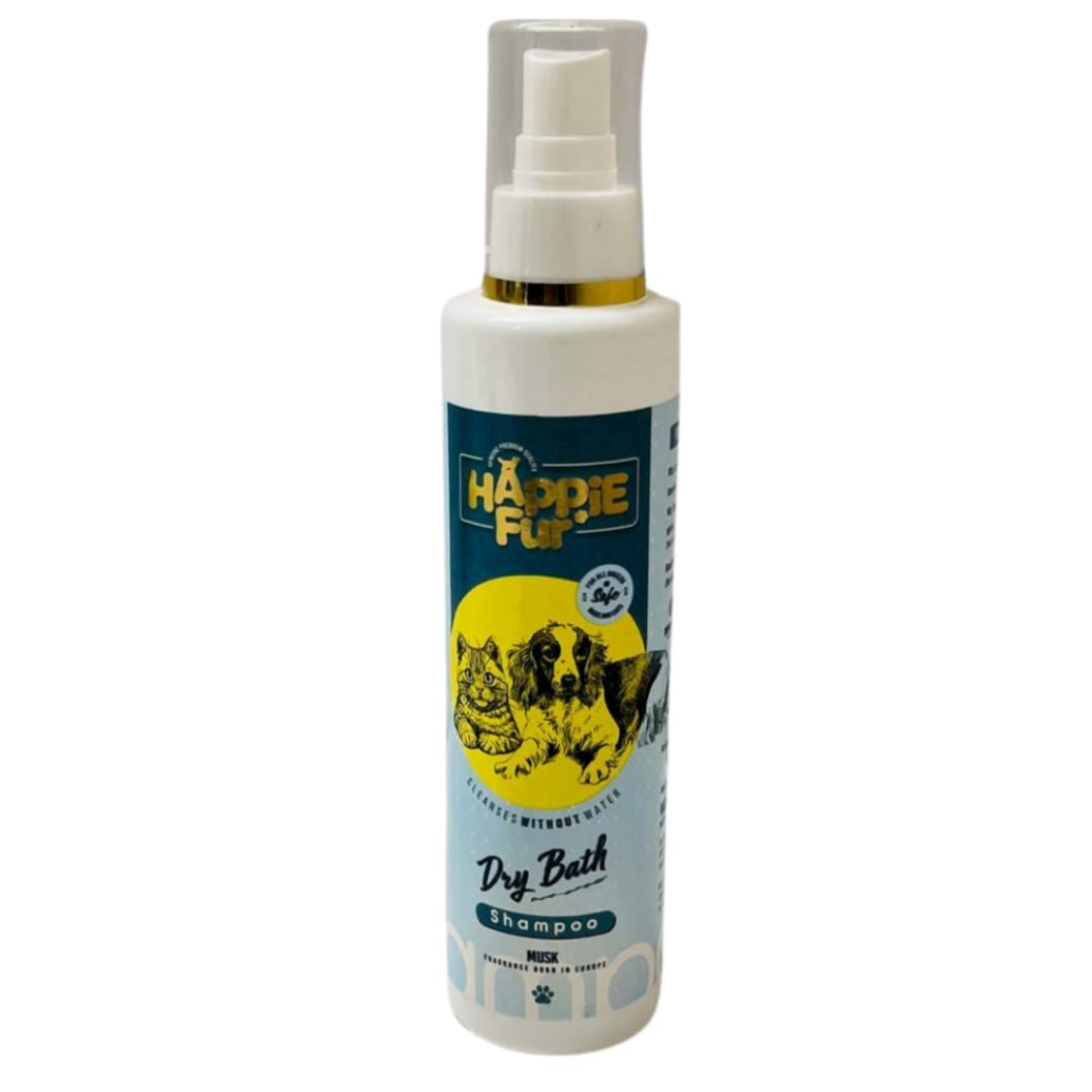 Richpet Dry Shampoo For Dogs & Cats, Waterless Rinse Free Pet Shampoo For Puppies & Kittens, Dog Grooming Shampoo, Dry Shampoo Spray 200 Milliliter, Musk Fragrance (B0CRYPJ4SF) Amazon Price History, Amazon Price Tracker