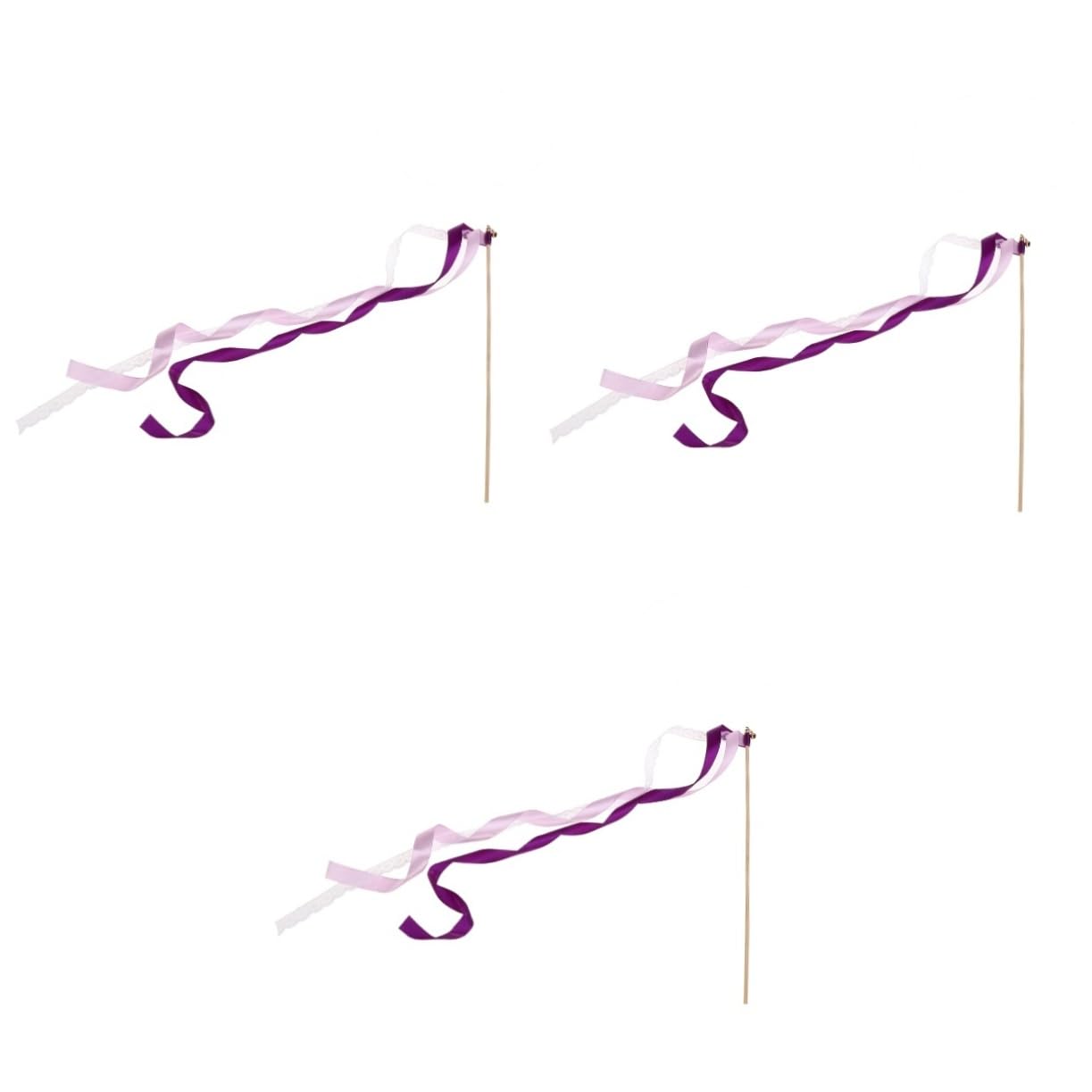 COLLBATH 3 Sets Für Hochzeiten Dekorative Luftschlangen Feenstäbe Für Brautparty-vorräte 10 Stück * 3