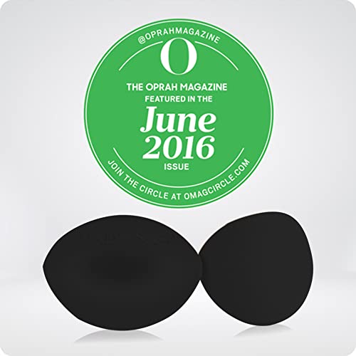 Double Scoop® Bra Inserts With Bonus Pack Of Double-Sided Tape, Push Up Bra Pads Inserts, Add A Cup Breast Pads A/B, C, D Black Licorice #TOP6