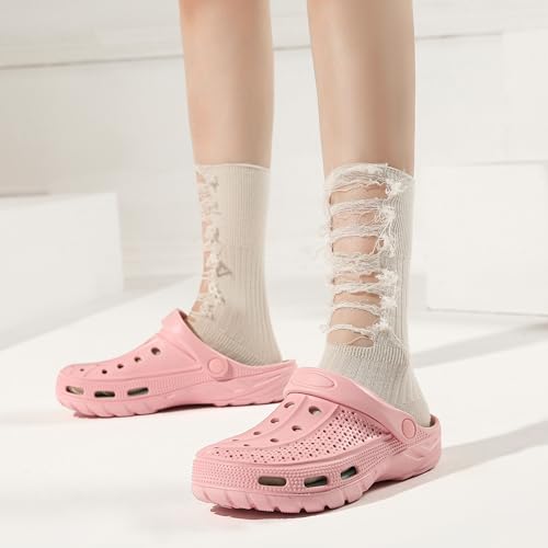 Image of INMINPIN Mens Womens Garden Clogs Shoes Beach Slippers Pool Water Sandals with Comfortable Arch Support Insole