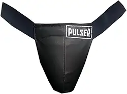 Coquilha PU Protetor Genital Boxe Muay Thai Kickboxing Pulser