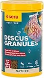 Sera Discus Granules 1000ml (14,8 fl oz) | Main Feed for All Discus & Ornamental Fish | Rich in Aquatic Proteins & Minerals | No Dyes or Preservatives | Boosts Growth