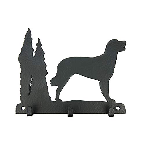 Tierisch-tolle Geschenke Münsterländer Leinengarderobe - Schlüsselbrett - Garderobe mit Hundemotiv Cover