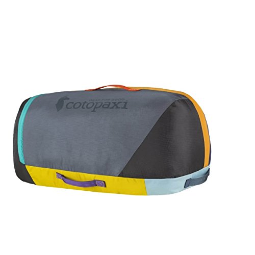 Cotopaxi Uyuni 46L Duffel Bag | Del Día Colorway (No Two Products are The Same) - Durable Yet Lightweight Travel Duffel with Double Ripstop Nylon