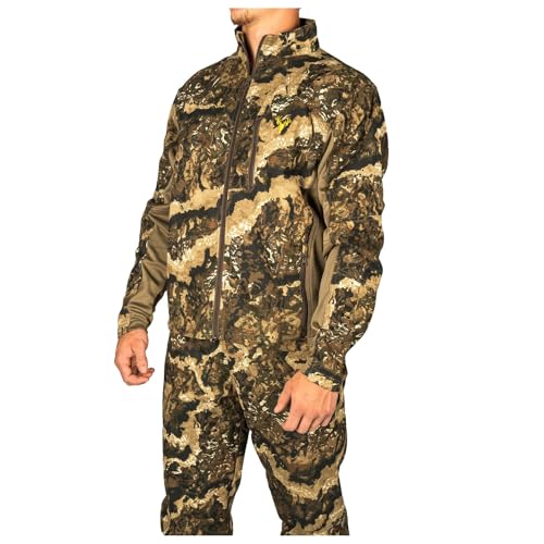 Image of HOT SHOT Men's Flannel Lined Camo Hunting Jacket - Camouflage Outdoor Jacket for Men