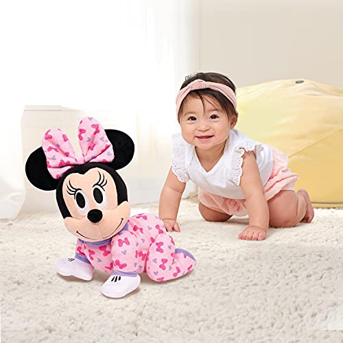 Disney Baby Musical Crawling Pals Plush, Minnie, Officially Licensed Kids Toys for Ages 09 Month by Just Play - Thumbnail 2