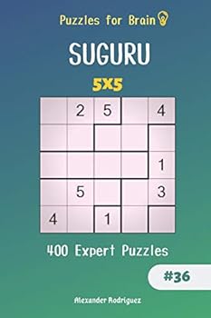 Paperback Puzzles for Brain - 400 Suguru Expert Puzzles 5x5 vol.36 Book