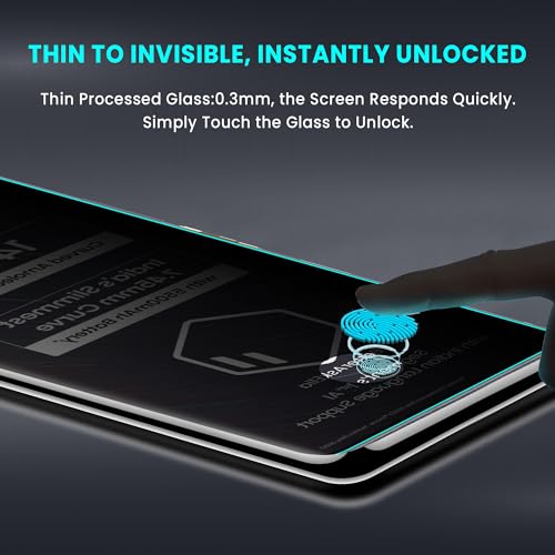 Image of FIRST MART Ant-Spy Privacy Tempered Glass for Tecno Pova Curve - 9H Screen Protector, Anti-Peeping, Bubble-Free, Edge to Edge [2 Pack]