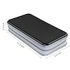 Siveit CD Case, DVD Case Holder 96 Capacity Hard Plastic CD DVD Disc Cases Storage Binder Wallet for Car Home Office Travel (Black) #5