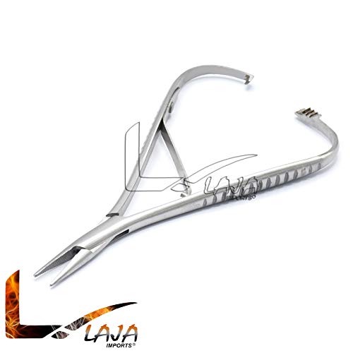 Image of BRAND Mathieu Pliers 7 inch (17.8cm) Needle Holder Driver, Ligature Separator Placer, Orhtodontic Pliers, Lace Back Tightener (Pack of 1)