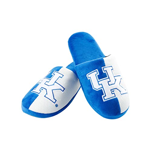 Image of FOCO Oklahoma Sooners NCAA Mens Team Logo Staycation Slippers