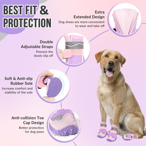 SlowTon Dog Shoes for Large Small Medium Dogs - Breathable Dog Boots by SlowTon - Used condition - Image 4