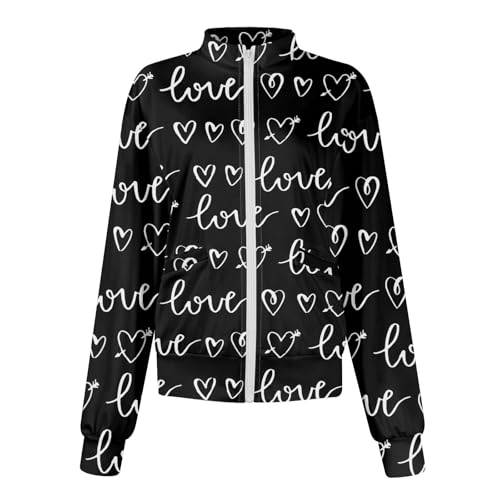 Scrub Jackets for Woman Zip Up Long Sleeve Tops Print Plus Size Womens Scrubs for Women Nursing Shirts with Pockets