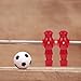 HANABASS 4 Pcs Replacement Foosball Players Red for Table Top Foosball Game, Durable Mechanical Soccer Players